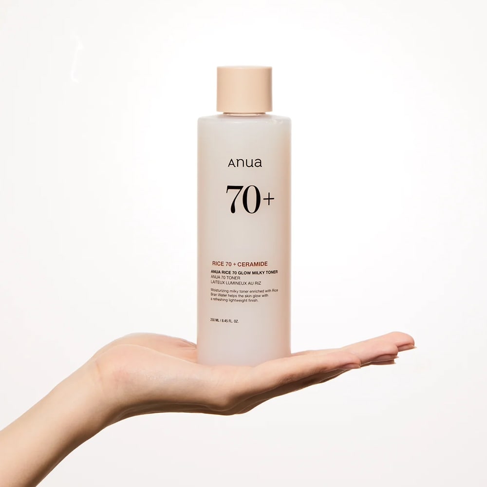 ANUA 70+ RICE GLOW MILKY TONER
