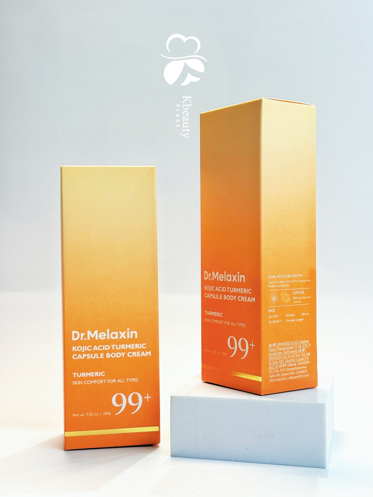 Dr. Melaxin Kojic Acid & Turmeric Brightening Body Cream - 200 g