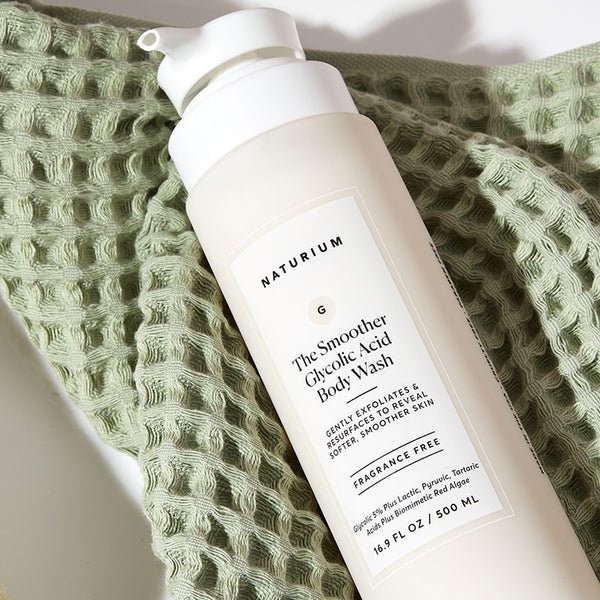 Naturium the smoother glycolic acid body wash