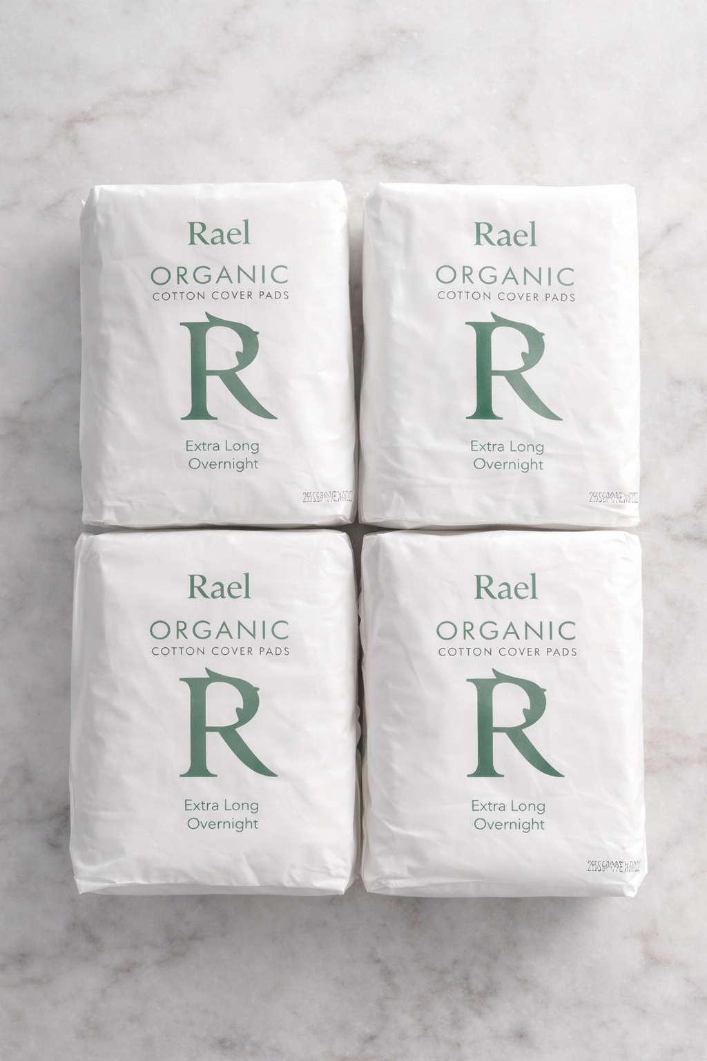 Rael Pads for Women, Organic Cotton Cover - Period Pads with Wings