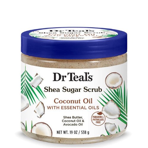 Shea Sugar Scrub, Coconut Oil With Essential Oils