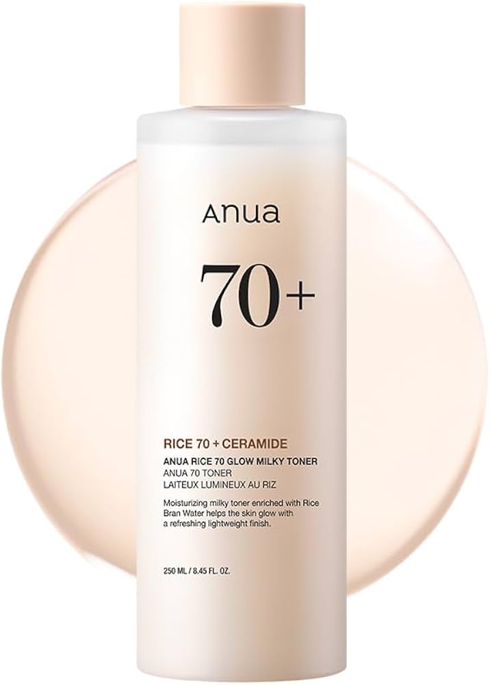 ANUA 70+ RICE GLOW MILKY TONER