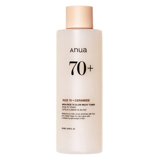 ANUA 70+ RICE GLOW MILKY TONER