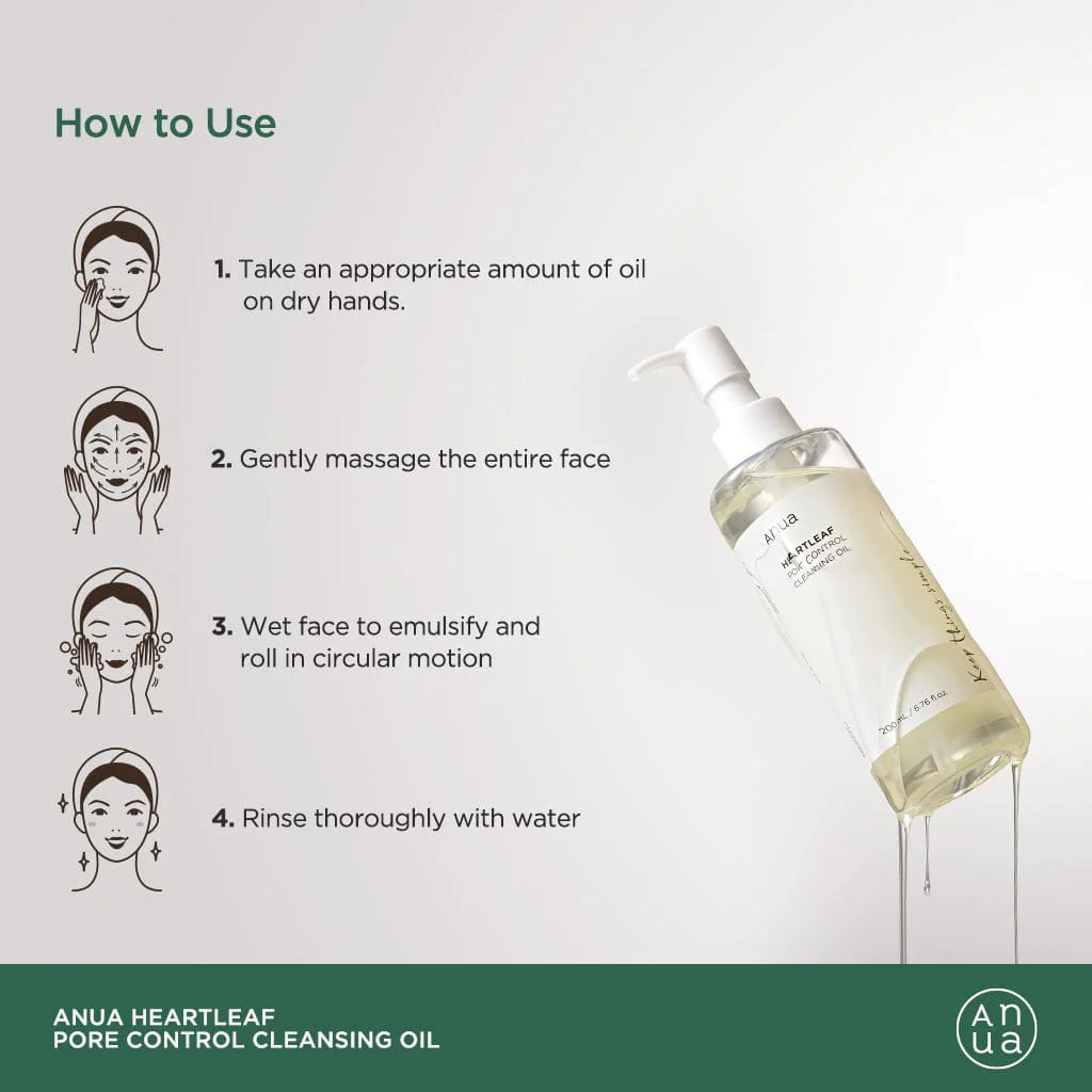 ANUA HEARTLEAF PORE CONTROL CLEANSING OIL