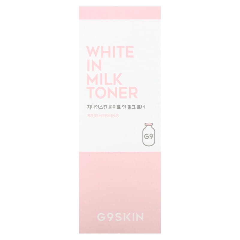 G9 white in milk toner