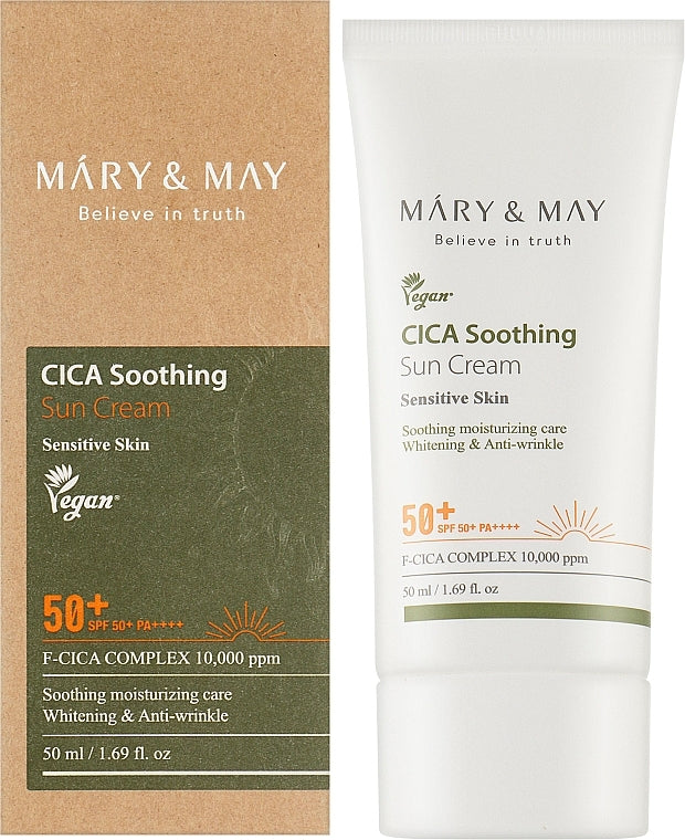 MARY &amp; MAY - Cica Soothing Sun Cream