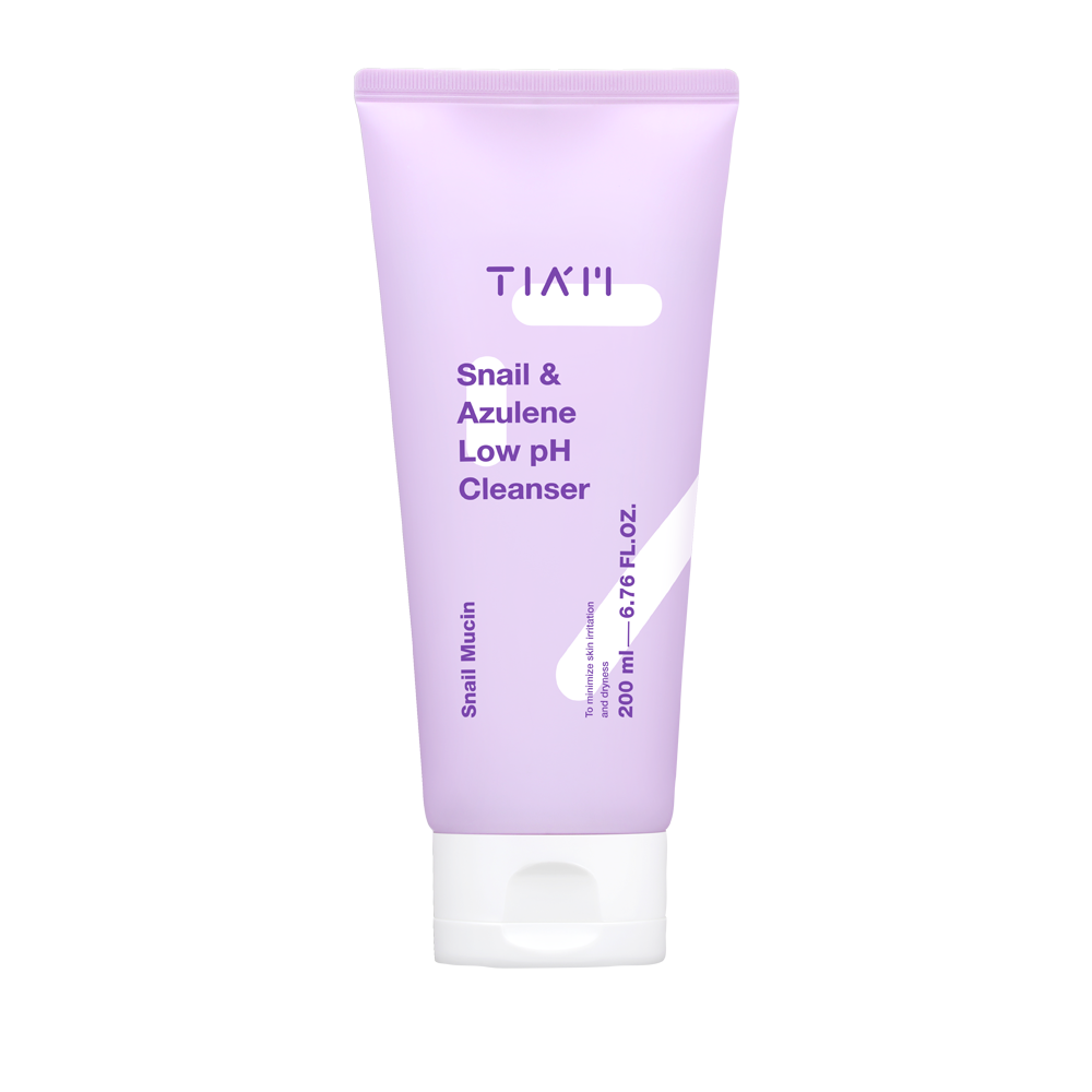 Tiam snail and azulene low ph cleanser