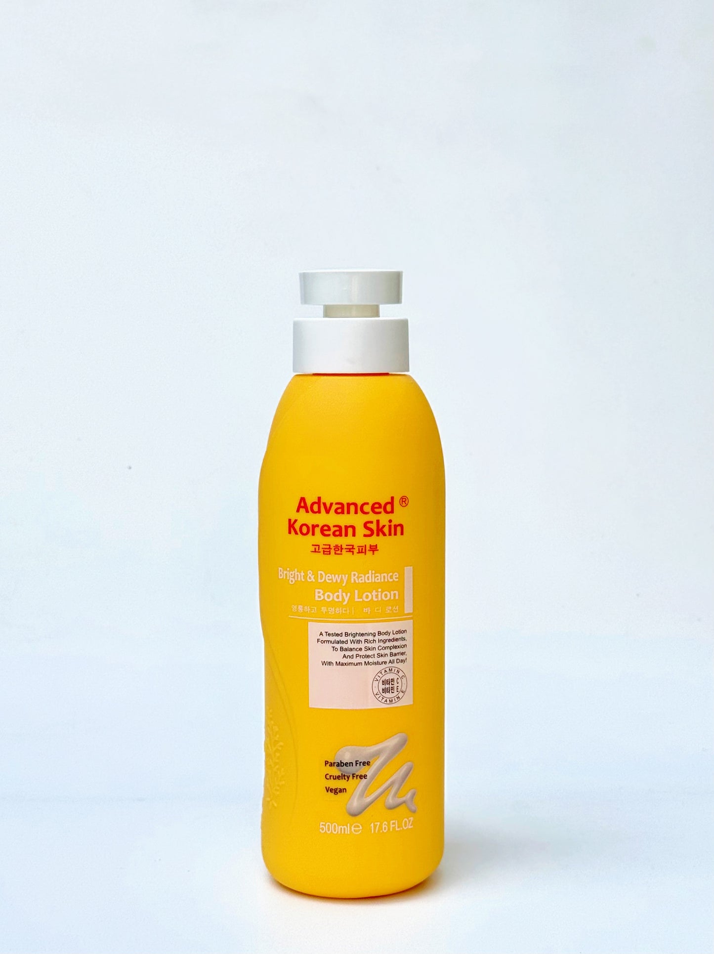 Advanced Korean Skin Bright &amp; Dewy Radiance Body Lotion tangerine (vitamin c)