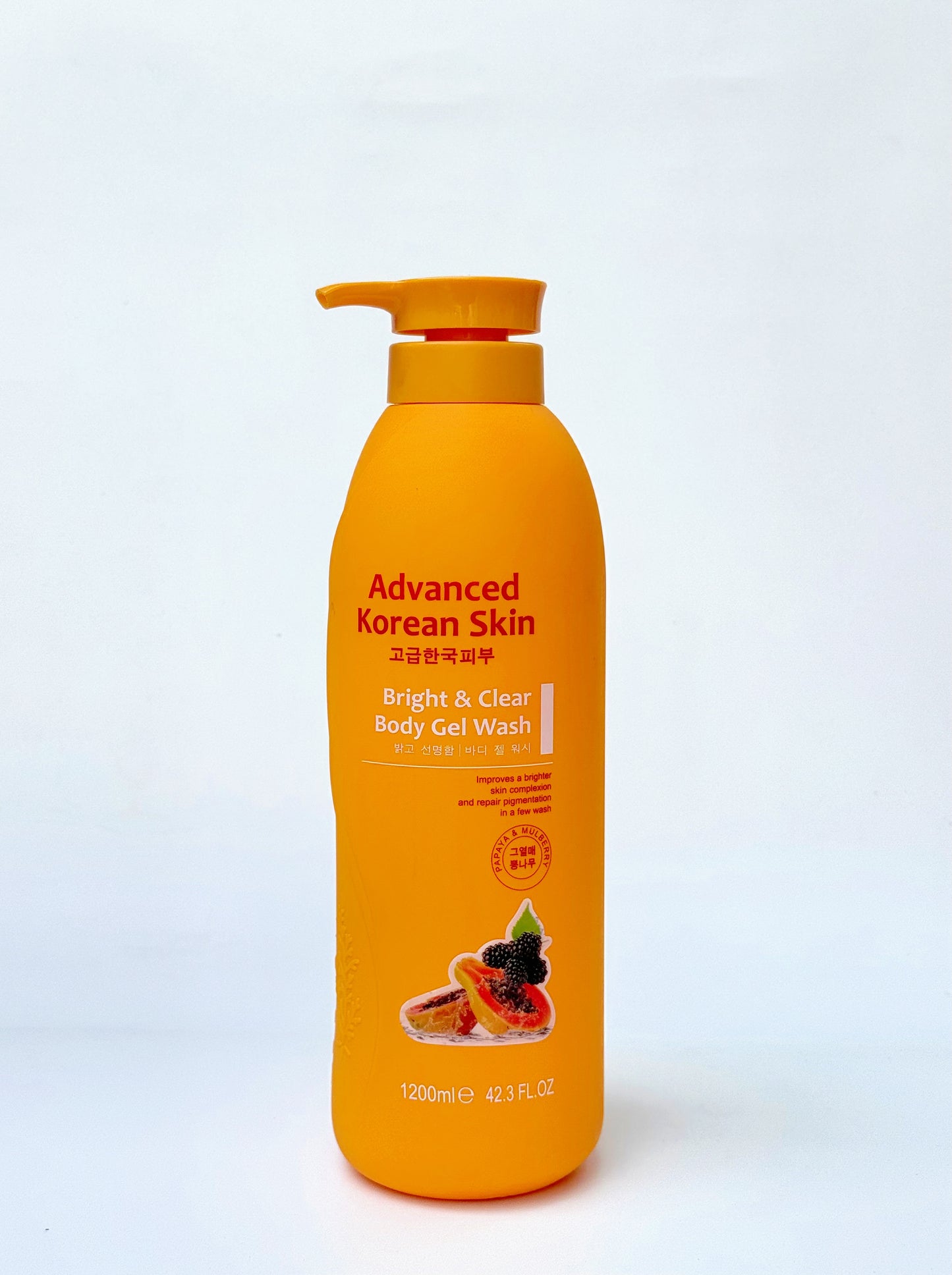 Advanced Korean Skin Bright & Clear Body Gel Wash (papaya)