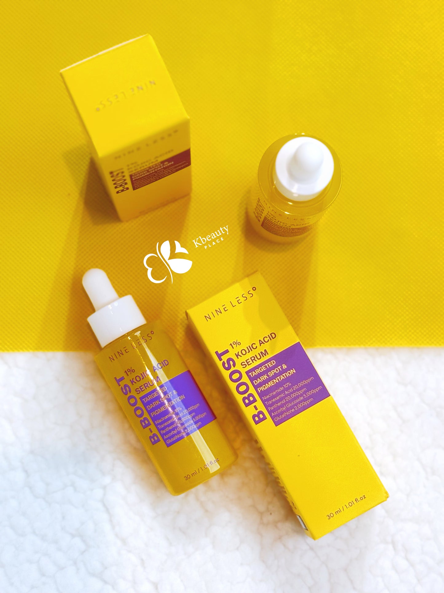 B-BOOST] 1% Kojic Acid Serum 30ml – NINELESS