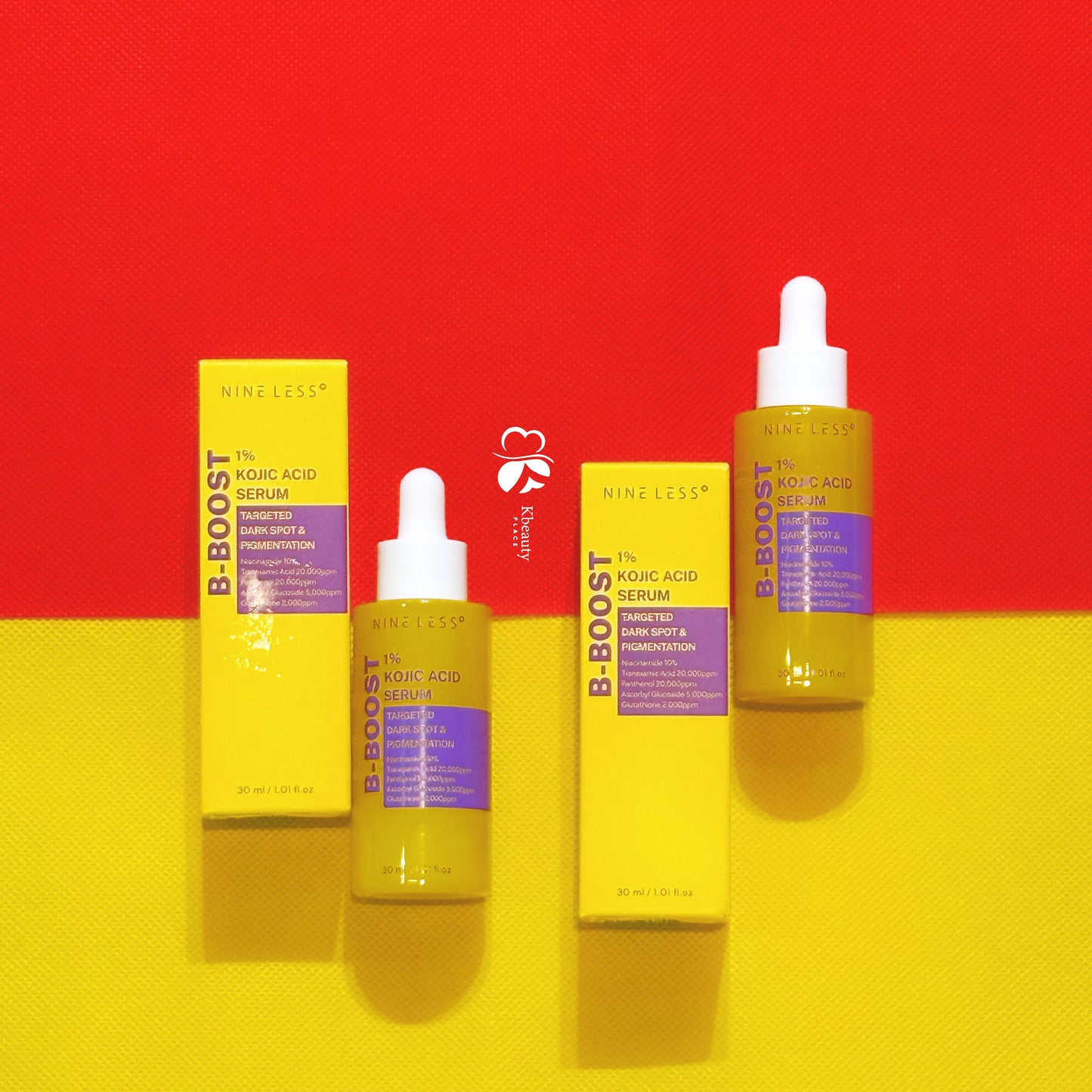 B-BOOST] 1% Kojic Acid Serum 30ml – NINELESS
