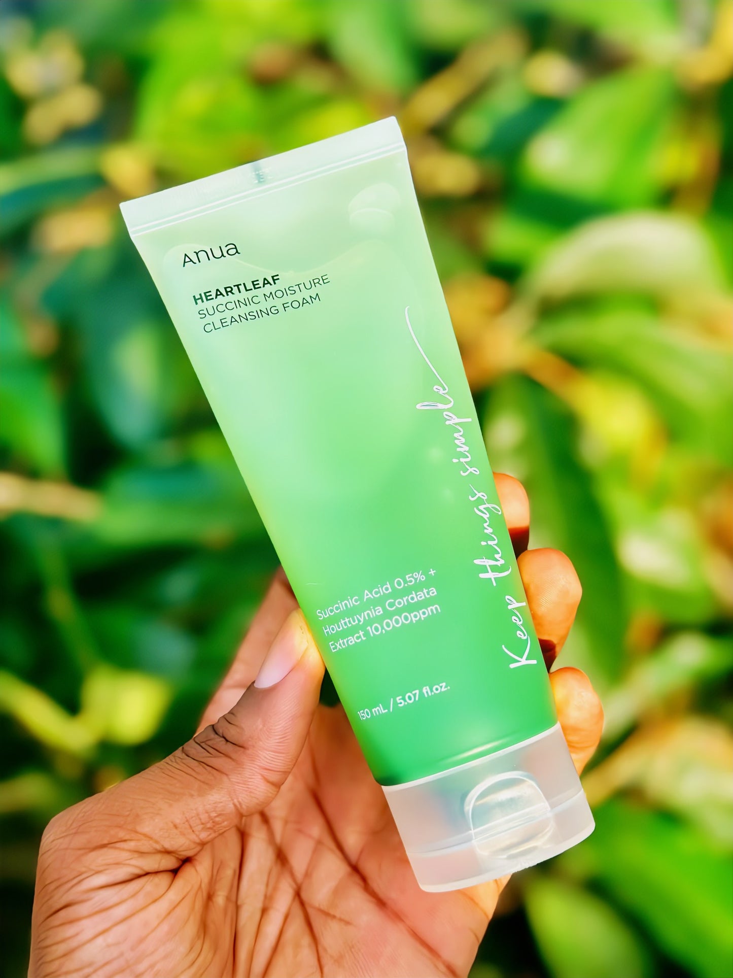 ANUA HEARTLEAF SUCCINIC MOISTURECLEANSING FOAM