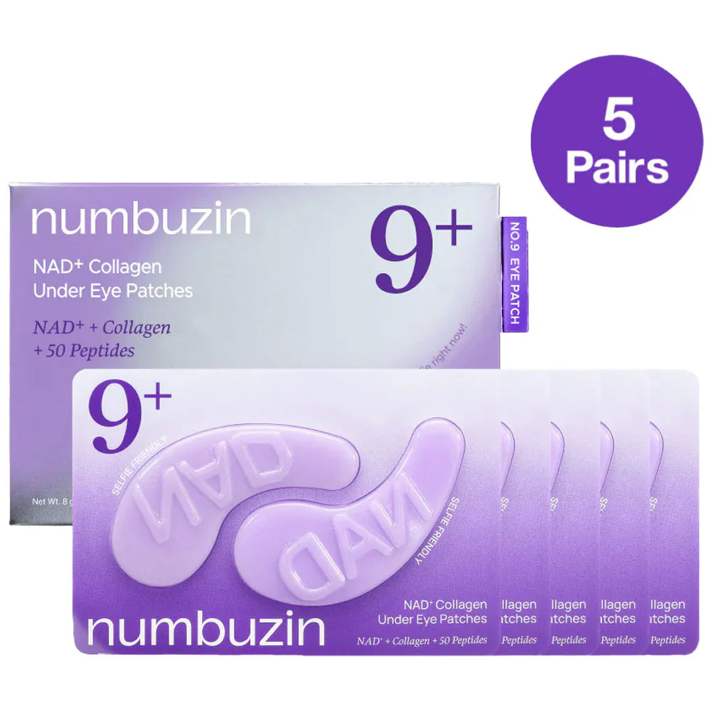 numbuzin - No.9 NAD+ Collagen Under Eye Patches