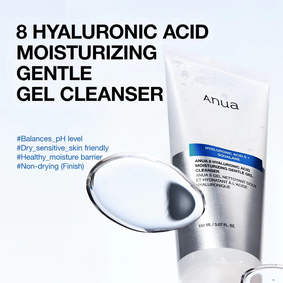 Anua Hyaluronic Acid 8 + Squalane Cleanser 150ML