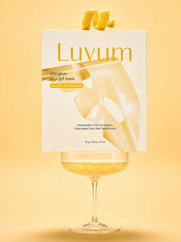 LUVUM Afterglow Yuja Gel Mask 33g (pack of 5)