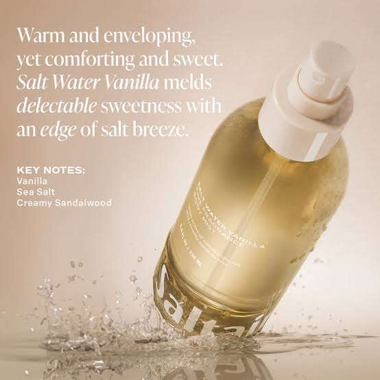 saltair salt water vanilla body mist