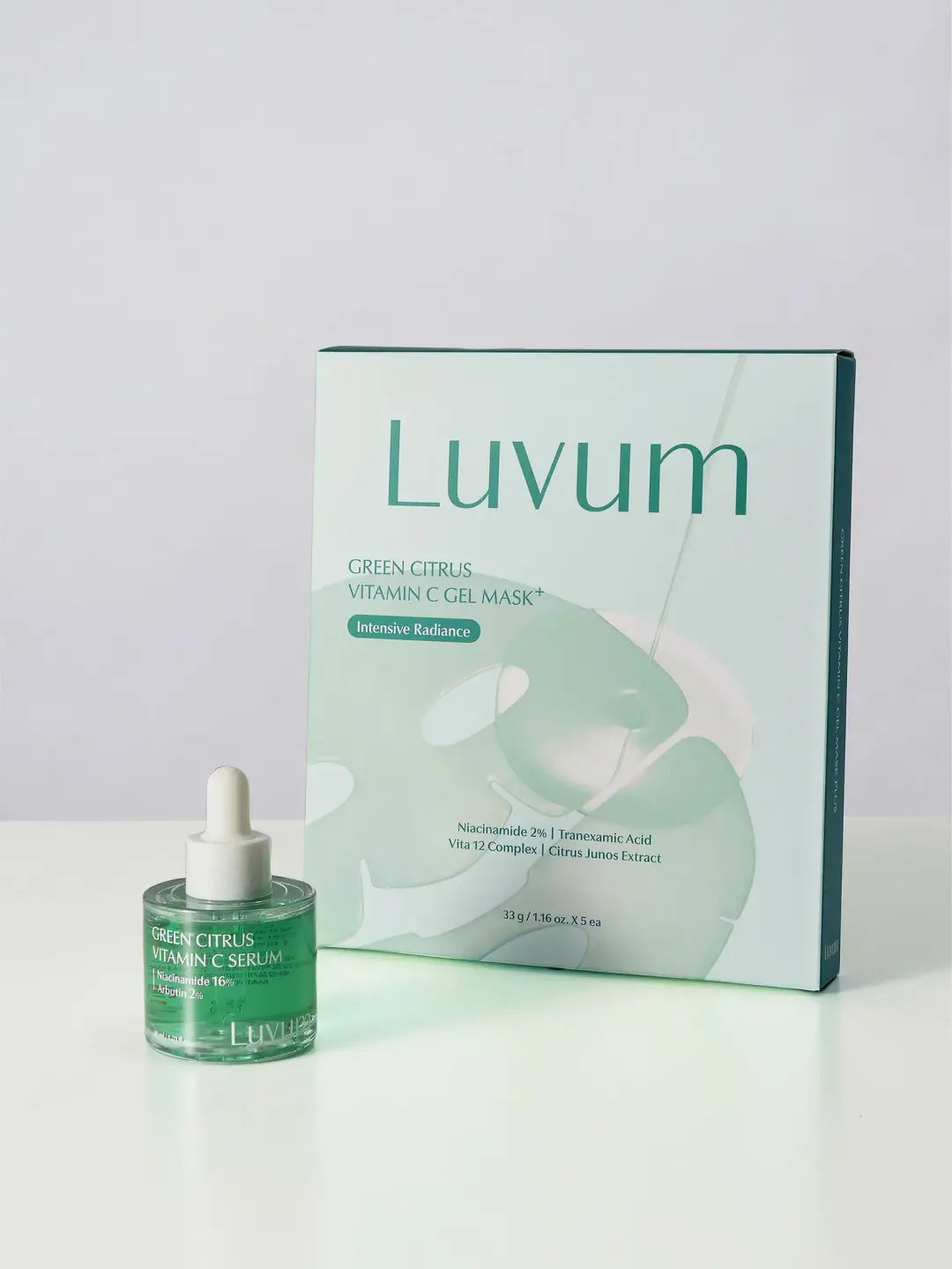LUVUM Green Citrus Vitamin C Plus Gel Mask Plus 5 pcs/box