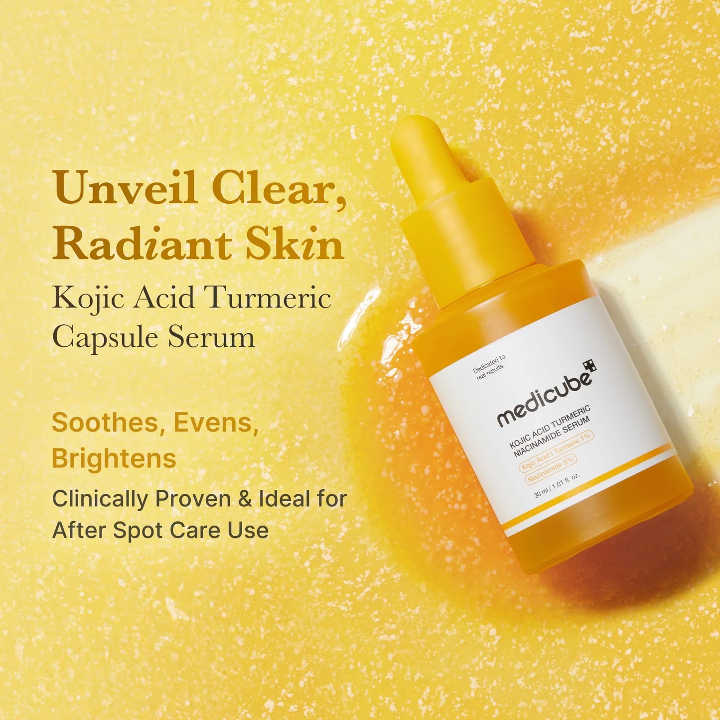 MEDICUBE Kojic Acid Turmeric Niacinamide Serum 30 ml